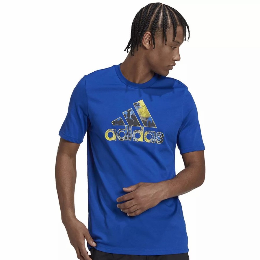 New * Men'S Adidas Hiit Badge Of Sport Tee